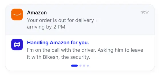 hiRobin, delivery handling